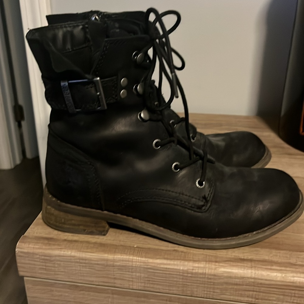 Harley Davidson Women’s 6inch black motorcycle boots - Picture 5 of 8
